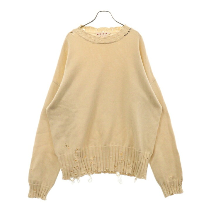 楽天市場】MARNI(マルニ) サイズ:52 22AW KNITWEAR コットンダメージ 
