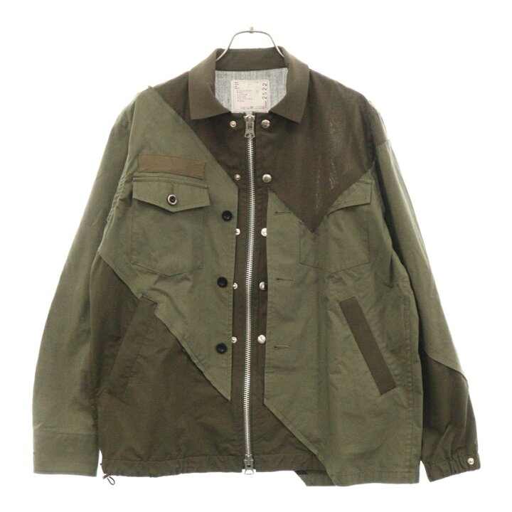 楽天市場】Sacai(サカイ) サイズ:1 21SS Solid Mix Blouson 再構築