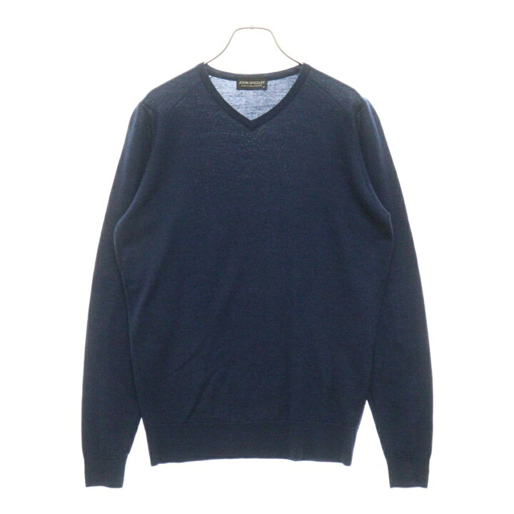 JOHN SMEDLEY(ジョンスメドレー) サイズ:M ウール Vネックセーター 