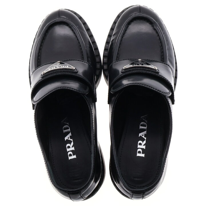 楽天市場】PRADA(プラダ) サイズ:35.5 トライアングルロゴプレート付き 