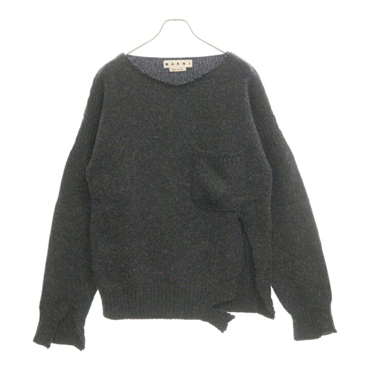 楽天市場】MARNI(マルニ) サイズ:46 カッティングニットセーター 