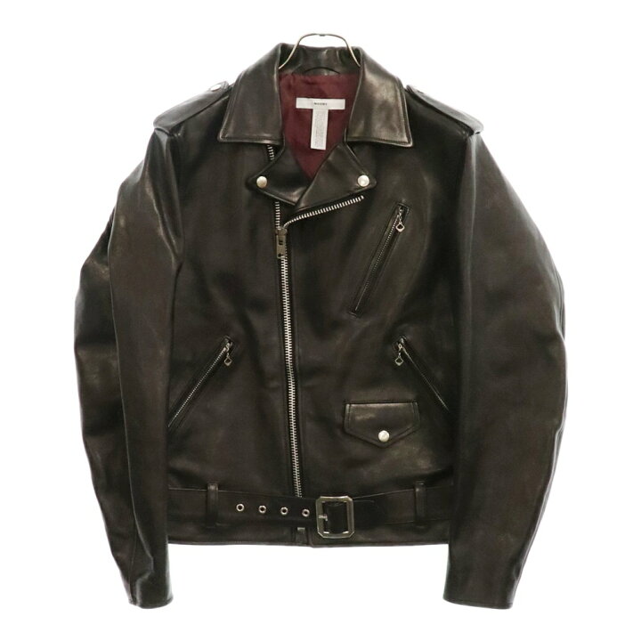 楽天市場】MASSES(マシス) サイズ:S LEATHER JKT VINTAGE ホースレザー 