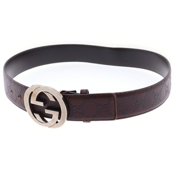 楽天市場】GUCCI(グッチ) サイズ:85・34 GG柄 インターロッキング  