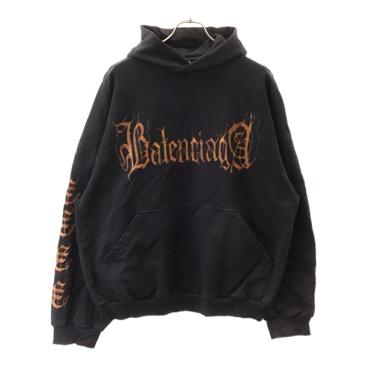 楽天市場】BALENCIAGA(バレンシアガ) サイズ:3 23AW Metal Logo Hoodie 
