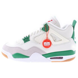 NIKE SB(ナイキエスビー) サイズ:27.0cm AIR JORDAN 4 RETRO SP Pine Green DR5415-103 エアジョーダン 4 レトロ SP パイングリーン ハイカットスニーカー ホワイト/グリーン US9/27cm【新古品/中古】【程度S】【カラーホワイト】【取扱店舗WASTE_NOT名古屋店】