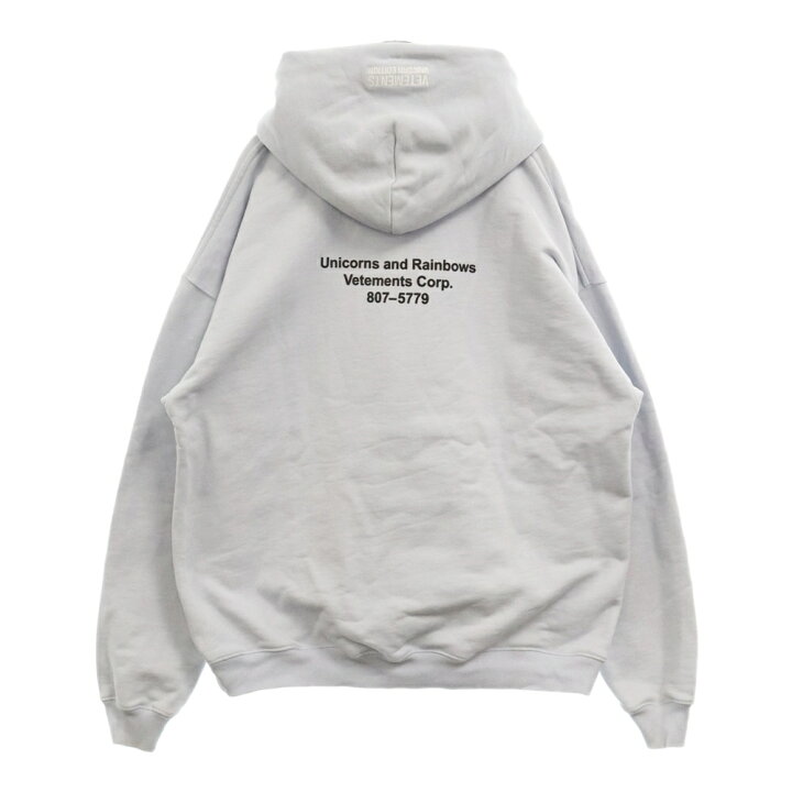 楽天市場】VETEMENTS(ヴェトモン) サイズ:XS 21SS Blue Magic Unicorn  