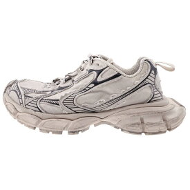 BALENCIAGA(バレンシアガ) サイズ:42 3XL Sneaker シューレースローカットスニーカー シューズ ホワイト 734734【中古】【程度B】【カラーホワイト】【取扱店舗BRING渋谷ANNEX店】