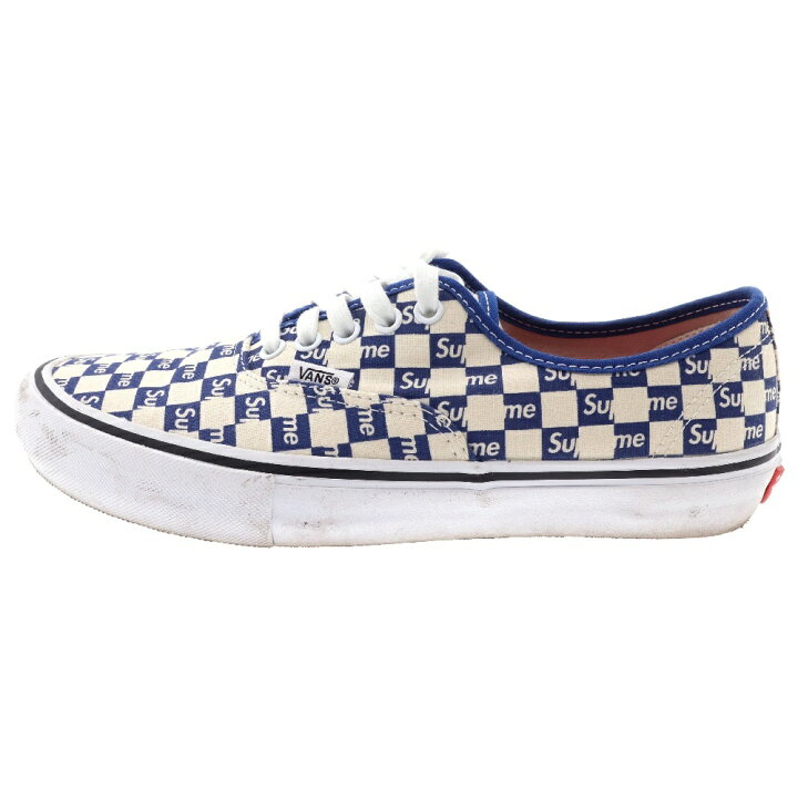 楽天市場】VANS(ヴァンズ) サイズ:27.0cm 16AW ×SUPREME Checker Logo 