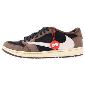 NIKE(ナイキ) サイズ:US10.5/28.5cm ×TRAVIS SCOTT AIR JORDAN 1 LOW OG SP-T CQ4277-001 トラビス スコット エアジョーダン1 ローカットスニーカー ブラウン US10.5/28.5cm【中古】【程度B】【カラーブラウン】【取扱店舗BRING札幌店】