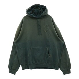 SUPREME(シュプリーム) サイズ:XXL 23SS Overdyed S Logo Hooded Sweatshirt Sロゴ プルオーバーパーカー グリーン【中古】【程度B】【カラーグリーン】【取扱店舗WASTE_NOT名古屋店】