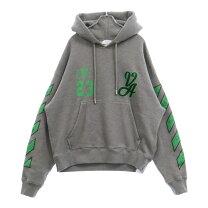 楽天市場】off-white パーカー（カラーグレー）の通販