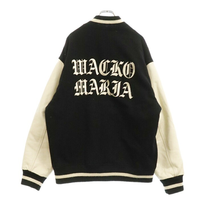 楽天市場】WACKO MARIA(ワコマリア) サイズ:M 22AW LEATHER VARSITY 