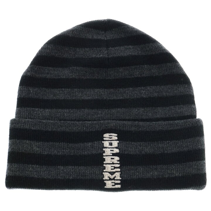 楽天市場】SUPREME(シュプリーム) 16AW VERTICAL LOGO STRIPED BEANIE  