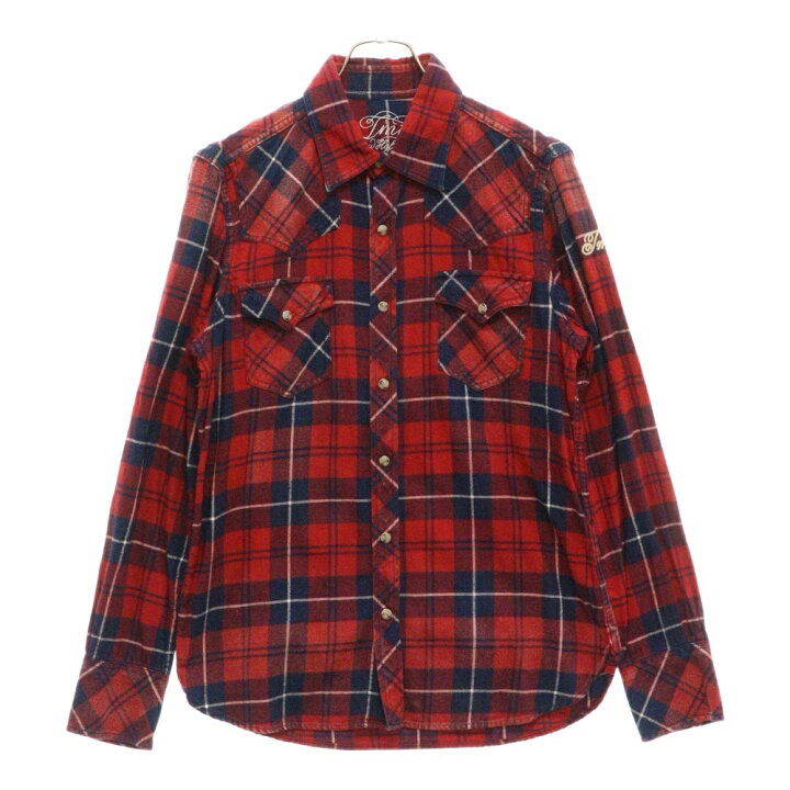 楽天市場】T.M.T(ティーエムティー) サイズ:M 袖ロゴ刺繍 チェック長袖  