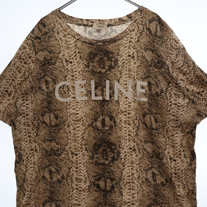 楽天市場】CELINE(セリーヌ) 22SS Serpent Python Print Logo Loose 