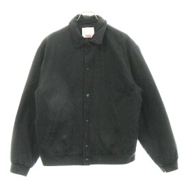 SUPREME(シュプリーム) サイズ:M 20SS Twill Varsity Jacketツイルバーシティジャケット ブラック【中古】【程度B】【カラーブラック】【オンライン限定商品】
