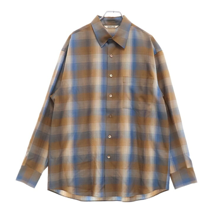 楽天市場】AURALEE(オーラリー) サイズ:3 23SS SUPER LIGHT WOOL CHECK 