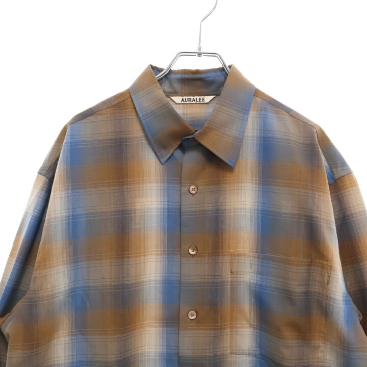 楽天市場】AURALEE(オーラリー) サイズ:3 23SS SUPER LIGHT WOOL CHECK 
