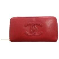 楽天市場】シャネル ラウンド ファスナー 長財布 キャビアの通販 