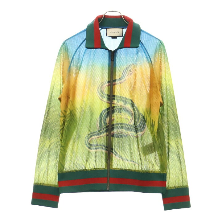 楽天市場】GUCCI(グッチ) サイズ:S Snake Print Mesh Jacket スネーク 
