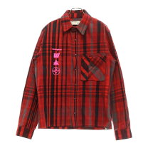 楽天市場】off-white オフホワイト（柄チェック）（カジュアルシャツ 
