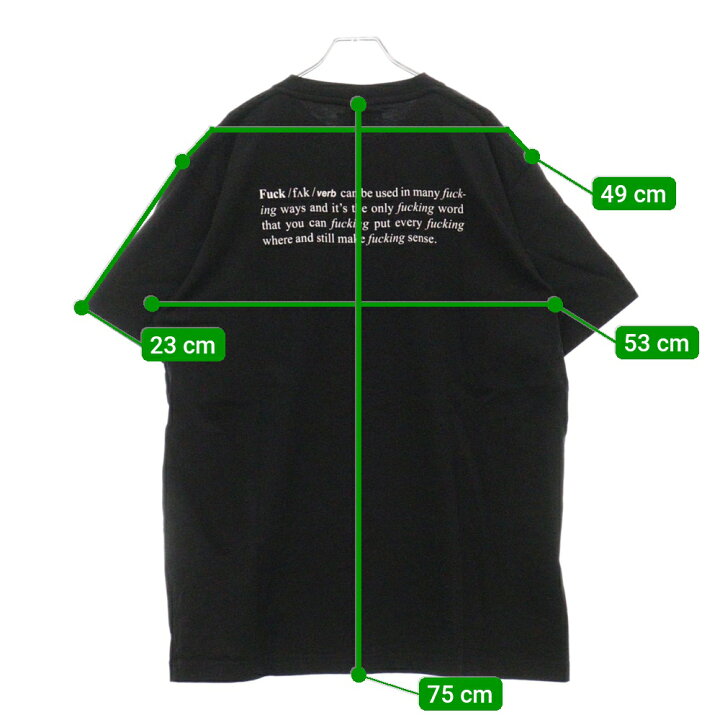 楽天市場】VETEMENTS(ヴェトモン) サイズ:L 21AW FUCK DEFINITION TEE  