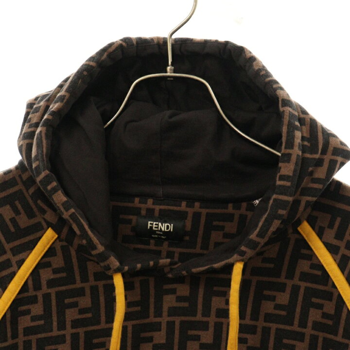 楽天市場】FENDI(フェンディ) サイズ:L FFロゴ ズッカ柄 プルオーバー 