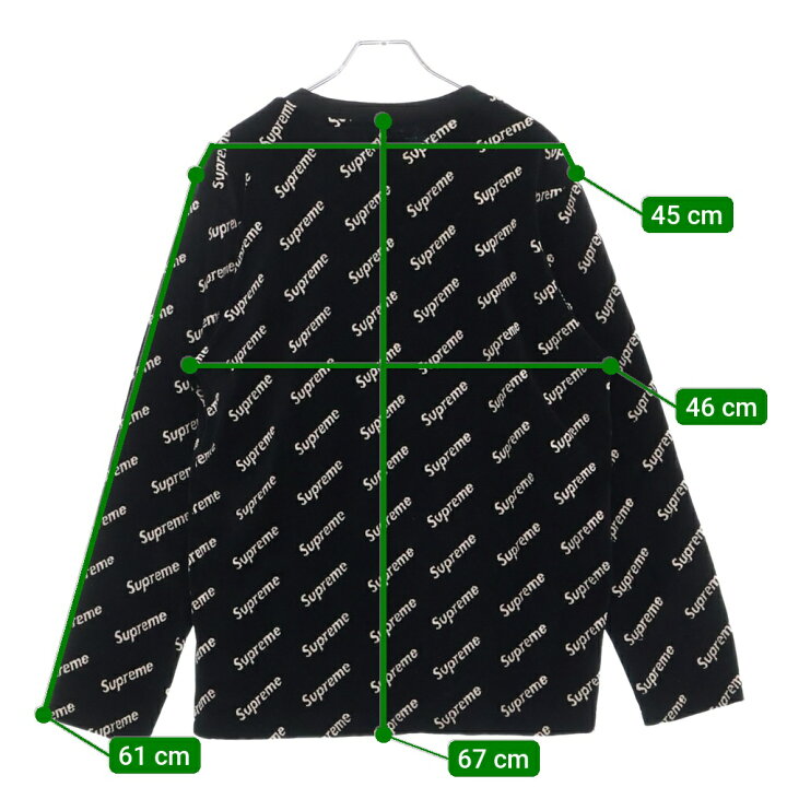 楽天市場】SUPREME(シュプリーム) サイズ:S 17AW Velour Diagonal Logo 