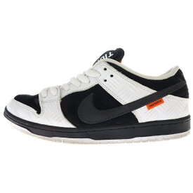 NIKE SB(ナイキエスビー) サイズ:28.5cm ×TIGHTBOOTH SB DUNK LOW PRO QS タイトブース エスビーダンク ローカットスニーカー ホワイト/ブラック FD2629-100 US10.5/28.5cm【中古】【程度B】【カラーホワイト】【オンライン限定商品】
