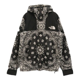SUPREME(シュプリーム) サイズ:M 14AW ×THE NORTH FACE Bandana Mountain Parka バンダナ マウンテンパーカー フーディー ブラック 海外モデル CHM9【中古】【程度A】【カラー14054】【オンライン限定商品】
