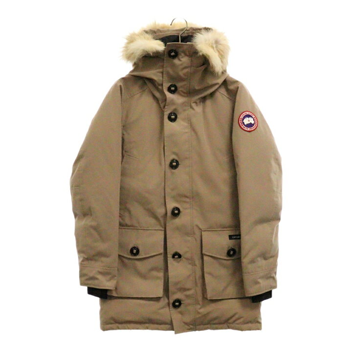 Canada Goose ダウンジャケット ベージュ ファー付き