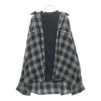 楽天市場】チェック シャツ（ブランドバレンシアガ）の通販