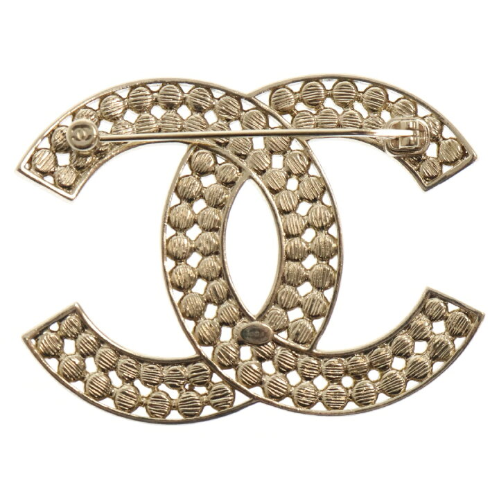 楽天市場】CHANEL(シャネル) ココマーク ラインストーン ブローチ B23 