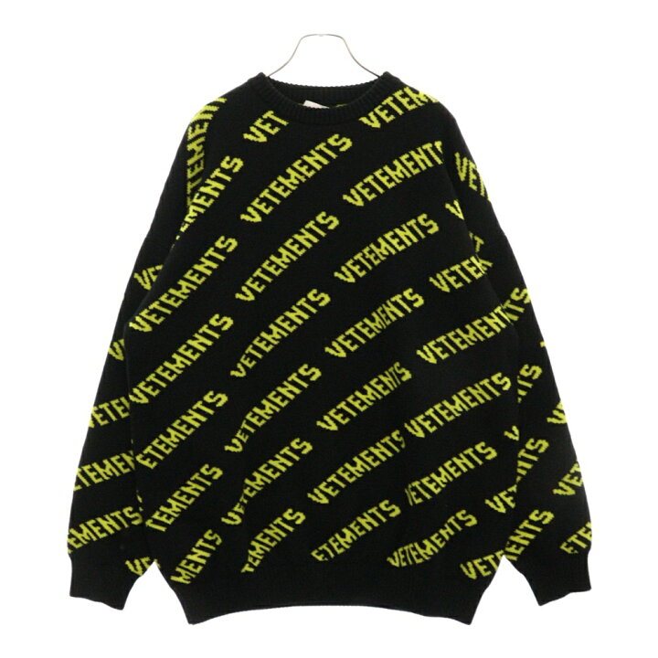 楽天市場】VETEMENTS(ヴェトモン) サイズ:XS 21AW ロゴ総柄 ジャガード 