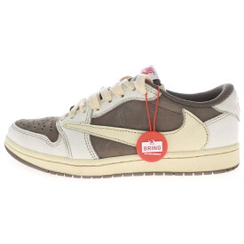 NIKE(ナイキ) サイズ:25.5cm ×TRAVIS SCOTT AIR JORDAN 1 LOW OG REVERSE MOCHA DM7866-162 トラヴィススコット エアジョーダン1 ローカットスニーカー リバースモカ ブラウン US7.5/25.5cm【中古】【程度B】【カラーブラウン】【取扱店舗BRING KICKS】