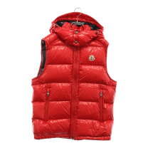 楽天市場】MONCLER ダウンベスト レッド（メンズファッション）の通販