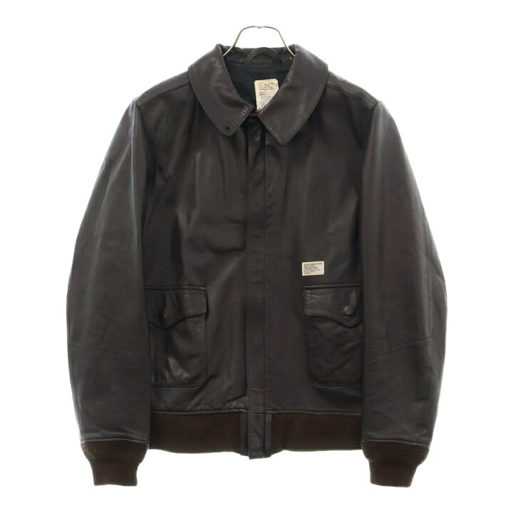 楽天市場】WTAPS(ダブルタップス) A-2 ラムレザー レザージャケット 