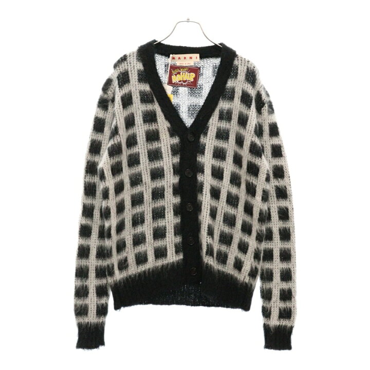 楽天市場】MARNI(マルニ) サイズ:44 チェック柄 モヘヤニット 