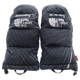 SUPREME(シュプリーム) サイズ:L 23SS ×THE NORTH FACE Trompe Loeil Printed Montana Mitt ザ ノースフェイス トロンプルイユ プリンテッド モンタナ ミット グローブ 手袋 ブルー NN02303I【中古】【程度A】【カラーブルー】【オンライン限定商品】