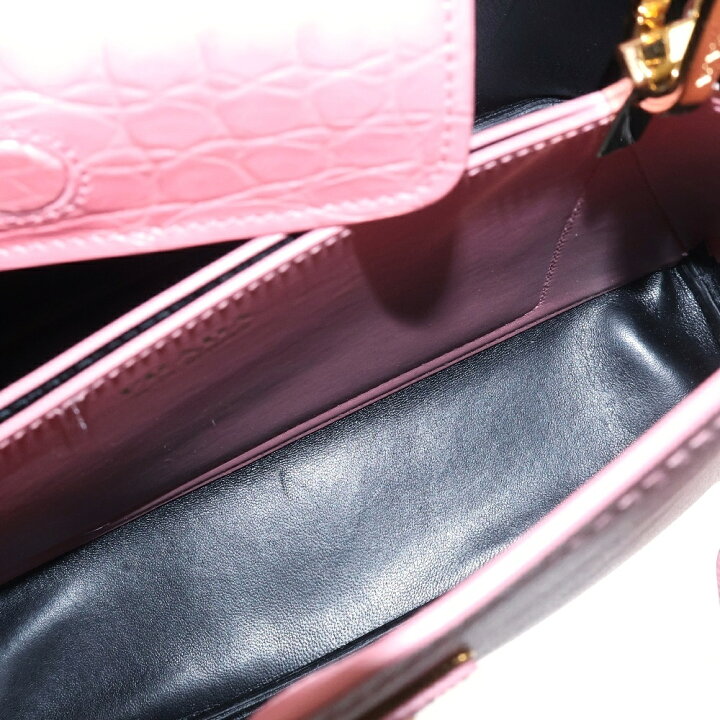 楽天市場】PRADA(プラダ) Medium Saffiano Leather Matinee Handbag  