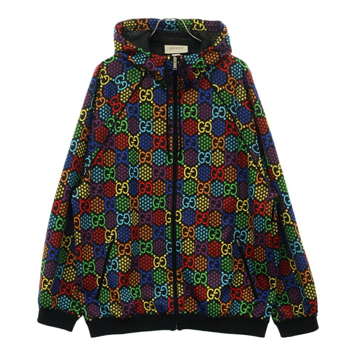 楽天市場】GUCCI(グッチ) サイズ:M 20SS Psychedelic GG Print Zip up 