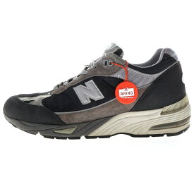 New Balance(ニューバランス) サイズ:27.5cm 21SS × SLAM JAM M991SJM ローカットスニーカー ブラック US9.5/27.5cm【中古】【程度B】【カラーブラック】【取扱店舗BRING札幌店】