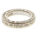 CHROME HEARTS(クロムハーツ) サイズ:9号 18K 3mm SPACER FUCK YOU スペーサーファックユーリング ホワイトゴールドリ…