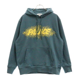 Palace Skateboards(パレススケートボーズ) サイズ:L 23SS Sketchy Hood フロントロゴ刺繍 プルオーバー スウェットパーカー ネイビー【中古】【程度B】【カラー14066】【オンライン限定商品】