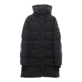 CANADA GOOSE(カナダグース) サイズ:XS BLACK LABEL SHELBURNE PARKA ブラックレーベル シェルバーンパーカー フーデッドダウンコート ジャケット ブラック レディース 3802LBT【中古】【程度B】【カラーブラック】【オンライン限定商品】