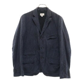 Engineered Garments(エンジニアド ガーメンツ) サイズ:1 3B ペイズリー総柄 テーラードジャケット ネイビー【中古】【程度B】【カラーネイビー】【オンライン限定商品】