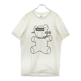 SUPREME(シュプリーム) サイズ:M 15SS ×UNDERCOVER Bear Tee アンダーカバー ベアー プリント クルーネック 半袖Tシャツカットソー ホワイト【中古】【程度B】【カラーホワイト】【取扱店舗WASTE_NOT名古屋店】