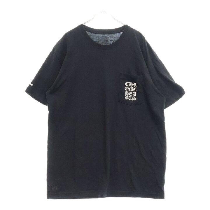 クロムハーツヴァーティカルロゴ半袖TシャツホワイトXS