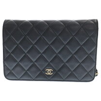 楽天市場】シャネル チェーンウォレット グレーの通販 