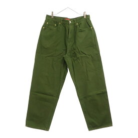 SUPREME(シュプリーム) サイズ:30 22AW Baggy Jean Green バギーワイドデニムパンツ グリーン【中古】【程度B】【カラーグリーン】【取扱店舗原宿】